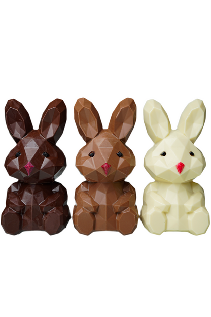 Osterhase in drei verschiedenen Sorten