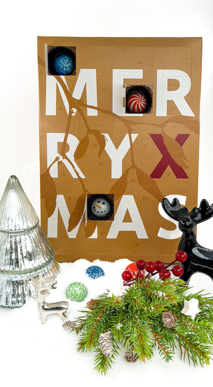 Adventskalender 24 handgemachte Pralinen